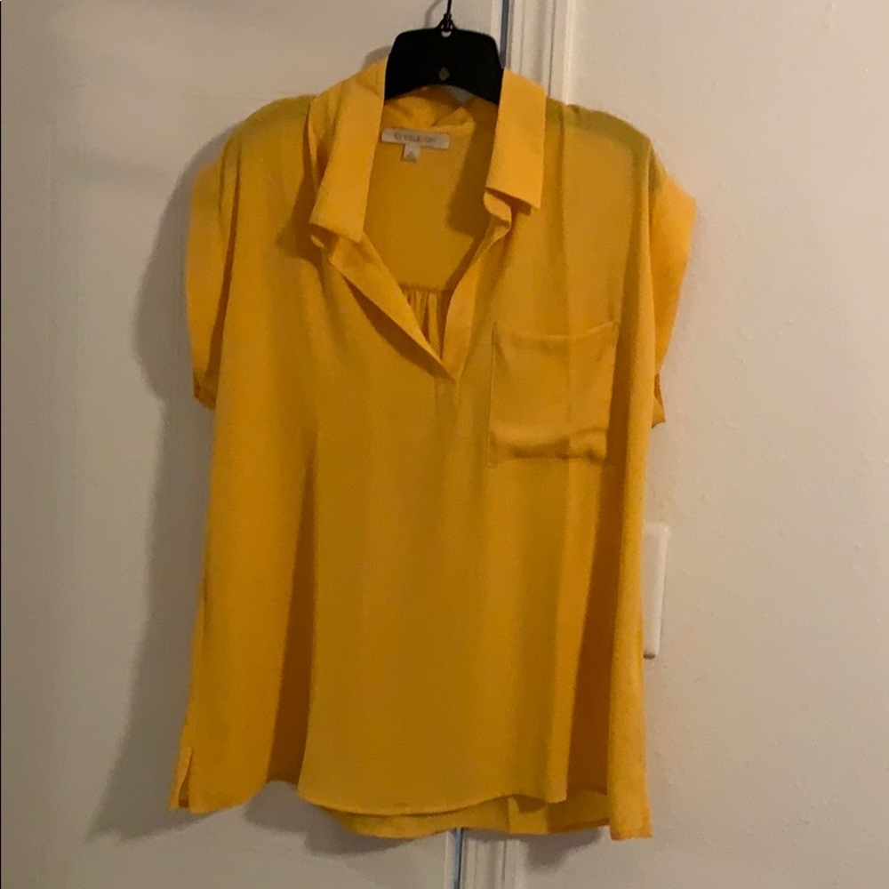 XL gold tunic top new